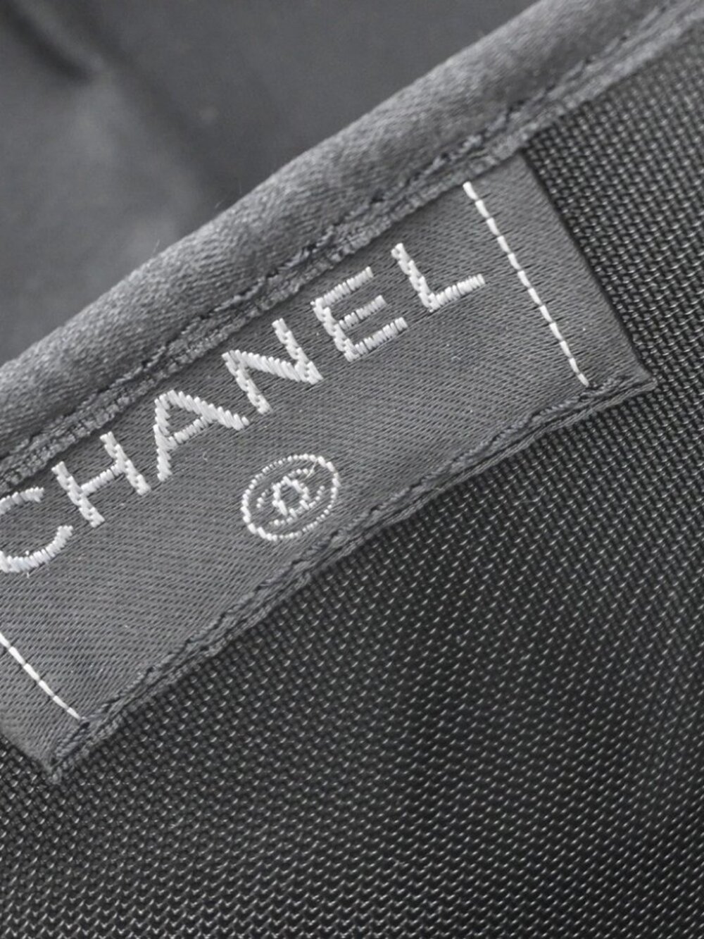 CHANEL CC Millennium Hip 2way Shoulder Hand Bag Canvas Black Vintage - Picture 15 of 16